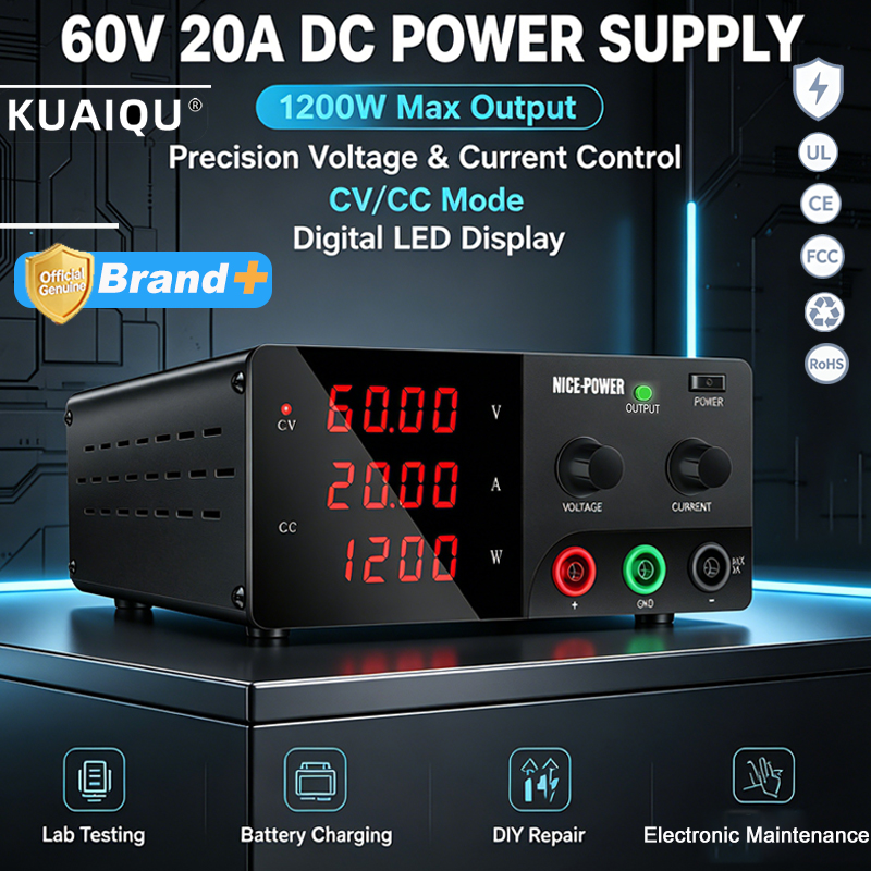 NICE-POWER 60В 20А Высокомощны – обзор и цена High Power 60V 20A Bench Power Supply