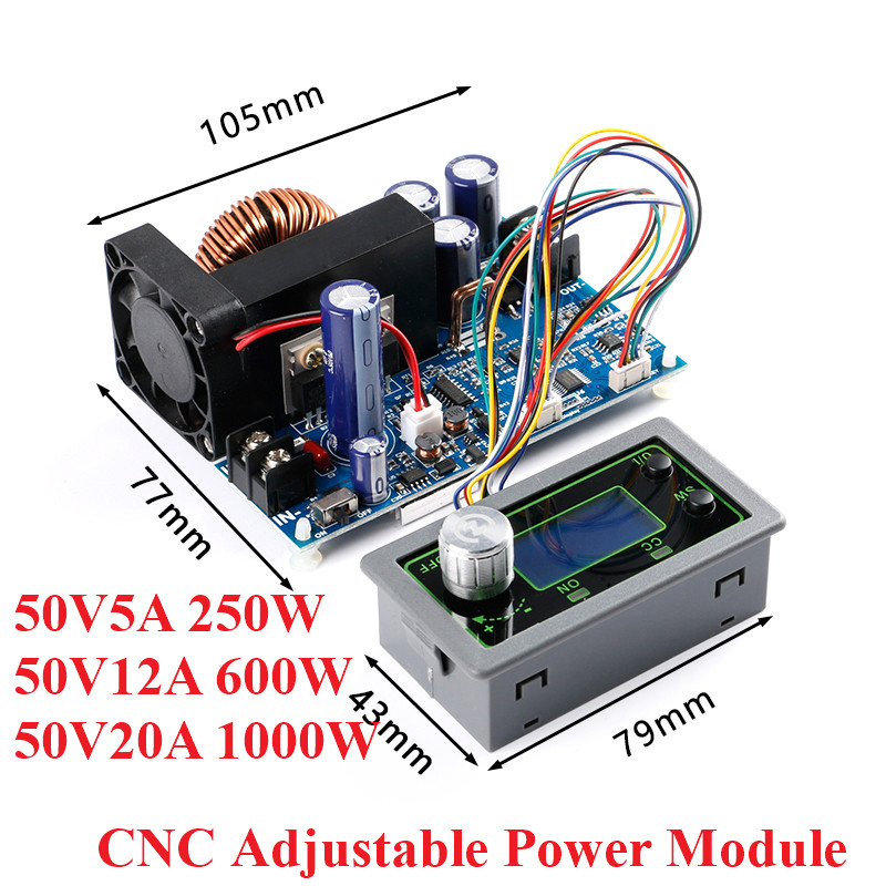 Регулируемый модуль питания WZ – обзор и цена Step Down Dc Power Supply Module 1000W